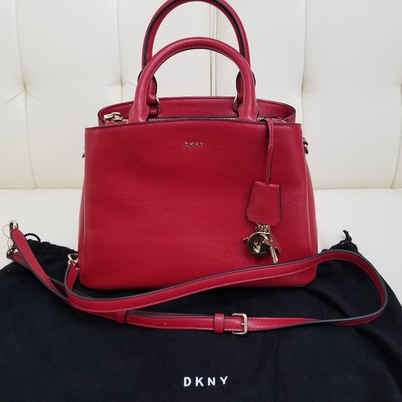 Dkny Handbags - DKNY Red Handbag & removable shoulder strap